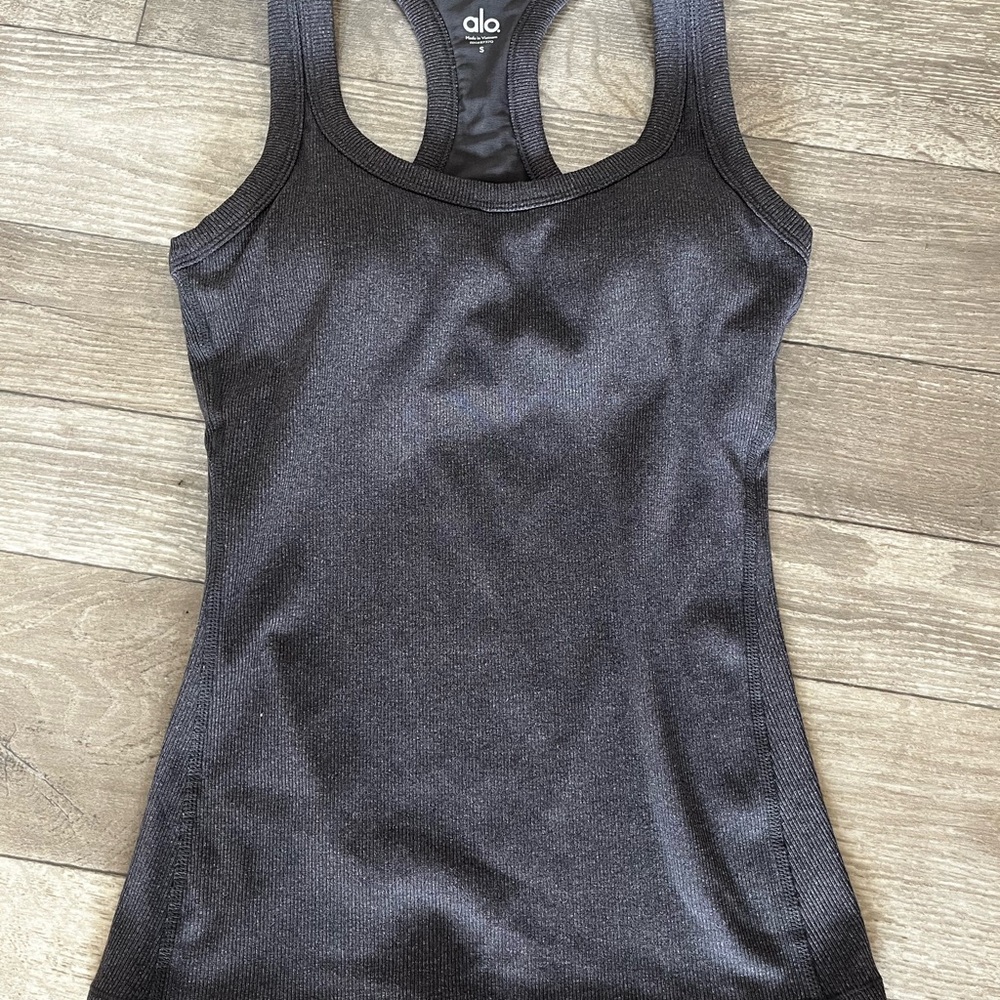 ALO Yoga Gray Bra Tank